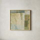 Arches Square IV by Mike Schick. Shown in a natural wood glass frame for a timeless modern aesthetic. Available as an archival giclee rolled canvas, fine art paper, or poster print. SKU 34222a.