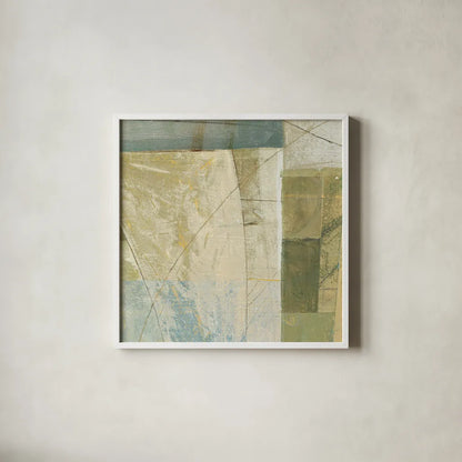 Arches Square IV by Mike Schick. Shown in a crisp white glass frame for a clean and minimalist style. Available as an archival giclee rolled canvas, fine art paper, or poster print. SKU 34222a.