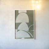 Artifact I by Mike Schick. shown as a paper print in a white frame. Available as a archival giclee rolled canvas, fine art paper, or poster print. SKU 87925h.