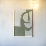 Artifact II by Mike Schick. shown as a paper print in a white frame. Available as a archival giclee rolled canvas, fine art paper, or poster print. SKU 87926h.