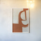 Artifact II by Mike Schick. shown as a paper print in a white frame. Available as a archival giclee rolled canvas, fine art paper, or poster print. SKU 92660h.