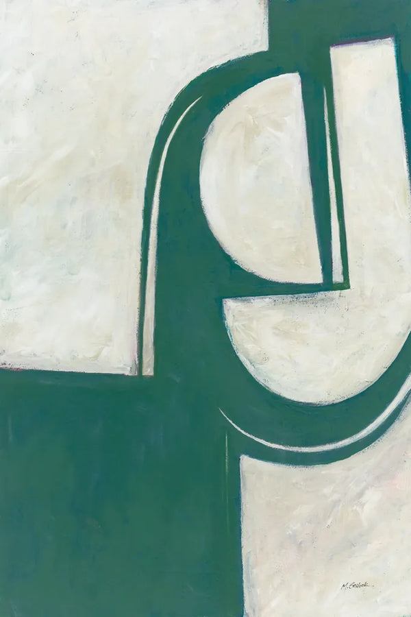 Artifact II Teal by Mike Schick. SKU 92620h. Archival Giclee Fine art print for wall decor.