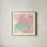At Loose Ends by Mike Schick. Shown in a natural wood glass frame for a timeless modern aesthetic. Available as an archival giclee rolled canvas, fine art paper, or poster print. SKU 30617a.