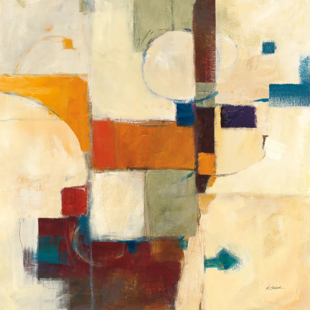 Autumn Patchwork II by Mike Schick. SKU 10503a. Archival Giclee Fine art print for wall decor.