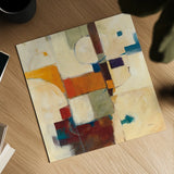 Autumn Patchwork II by Mike Schick. Shown as a detailed flat fine art print, highlighting archival giclee quality. Available as an archival giclee rolled canvas, fine art paper, or poster print. SKU 10503a.