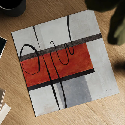 Balance Beam I by Mike Schick. Shown as a detailed flat fine art print, highlighting archival giclee quality. Available as an archival giclee rolled canvas, fine art paper, or poster print. SKU 91330a.