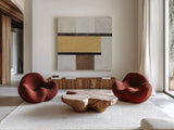 Balance Beam I Crosby by Mike Schick. Shown as extra-large giant wall art in a modern living room. Available as an archival giclee rolled canvas, fine art paper, or poster print. SKU 91696a.