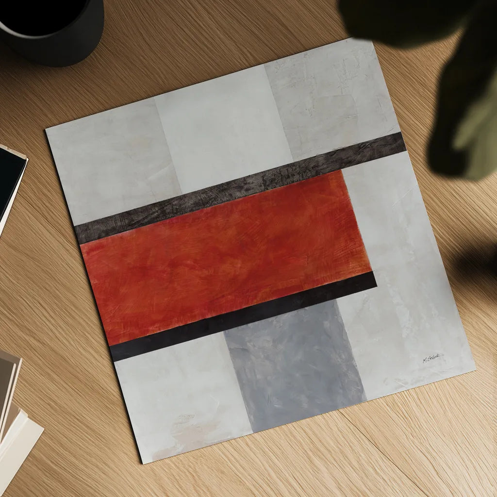 Balance Beam I No Lines by Mike Schick. Shown as a detailed flat fine art print, highlighting archival giclee quality. Available as an archival giclee rolled canvas, fine art paper, or poster print. SKU 91634a.