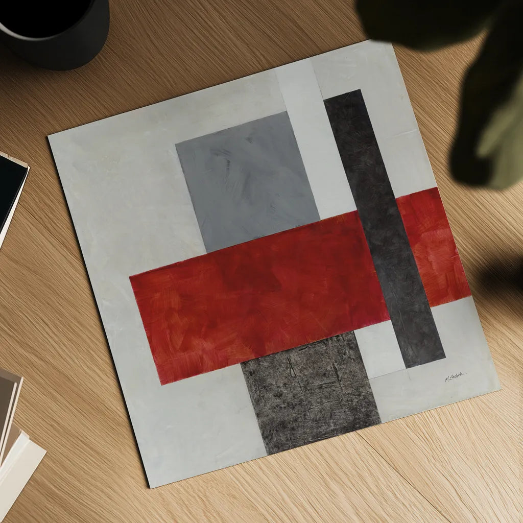 Balance Beam II No Lines by Mike Schick. Shown as a detailed flat fine art print, highlighting archival giclee quality. Available as an archival giclee rolled canvas, fine art paper, or poster print. SKU 91635a.