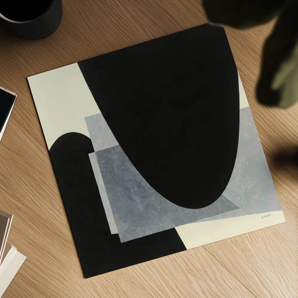 Blackbird by Mike Schick. Shown as a detailed flat fine art print, highlighting archival giclee quality. Available as an archival giclee rolled canvas, fine art paper, or poster print. SKU 51986a.