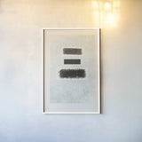 Blackout by Mike Schick. shown as a paper print in a white frame. Available as a archival giclee rolled canvas, fine art paper, or poster print. SKU 52659h.