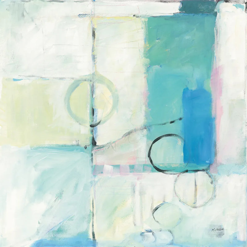 Blue Water I by Mike Schick. SKU 17469a. Archival Giclee Fine art print for wall decor.