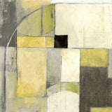 Blues Before Sunrise Yellow and Grey by Mike Schick. SKU 11477a. Archival Giclee Fine art print for wall decor.