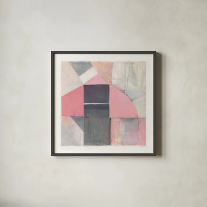 Blushing Bride by Mike Schick. Shown in a sleek black glass frame for a contemporary gallery look. Available as an archival giclee rolled canvas, fine art paper, or poster print. SKU 38007a.