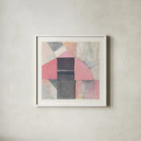 Blushing Bride by Mike Schick. Shown in a crisp white glass frame for a clean and minimalist style. Available as an archival giclee rolled canvas, fine art paper, or poster print. SKU 38007a.