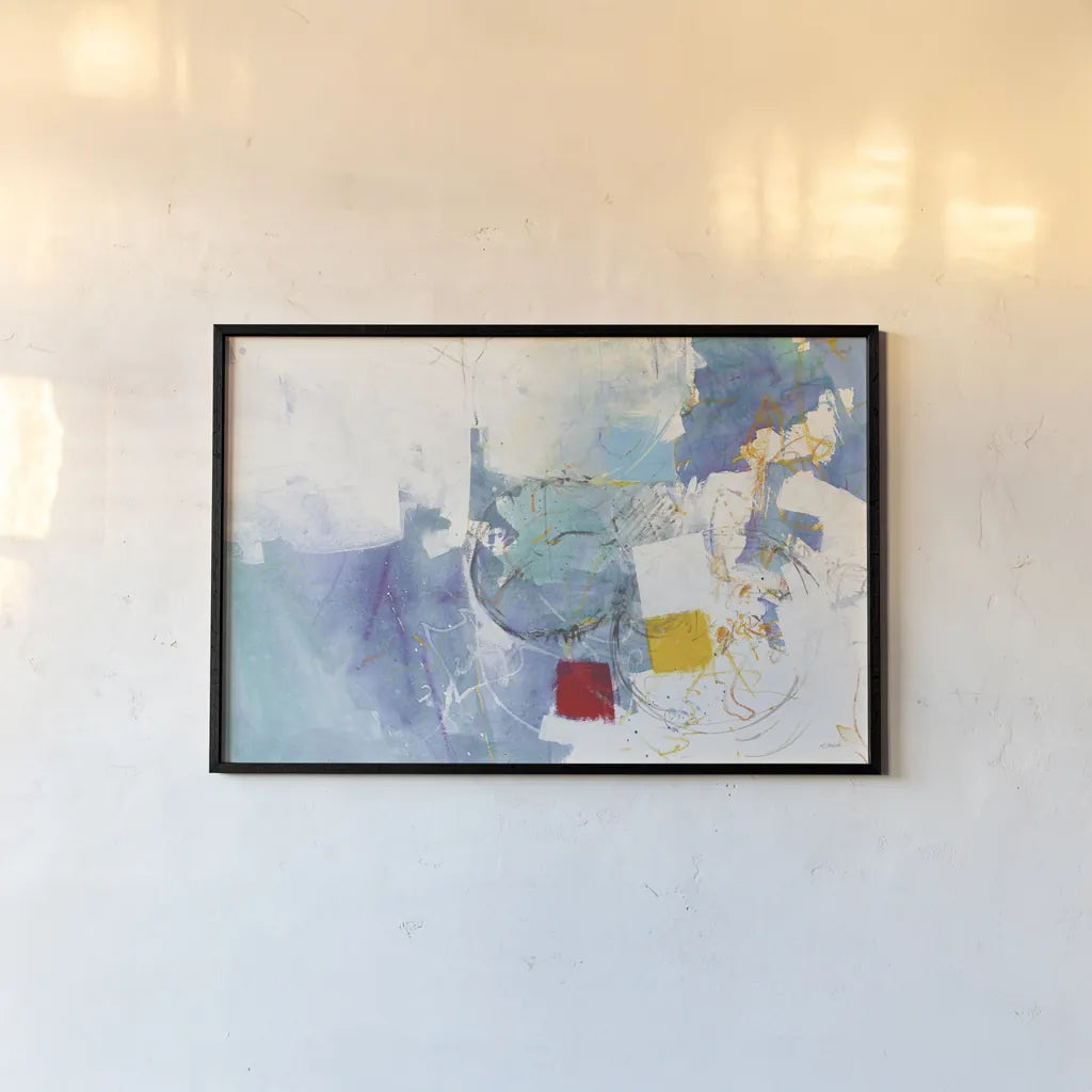 Breakout I by Mike Schick. shown as a paper print in a black flame. Available as a archival giclee rolled canvas, fine art paper, or poster print. SKU 64648i.