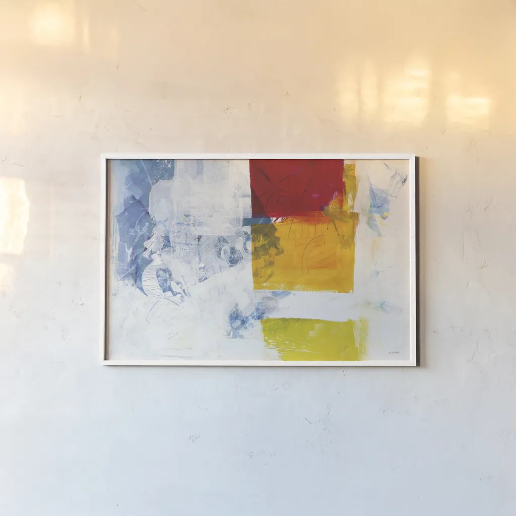 Breakout II by Mike Schick. shown as a paper print in a white frame. Available as a archival giclee rolled canvas, fine art paper, or poster print. SKU 64649i.