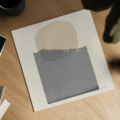 Buoyant Neutral Crop by Mike Schick. Shown as a detailed flat fine art print, highlighting archival giclee quality. Available as an archival giclee rolled canvas, fine art paper, or poster print. SKU 70244a.