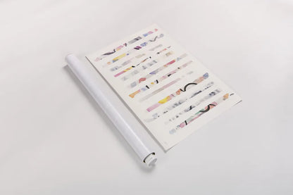 Candy Bars by Mike Schick. shown as a rolled paper print. Available as archival giclee rolled canvas, fine art paper, or poster print. SKU 32091i.