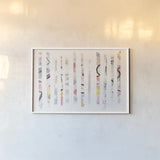 Candy Bars by Mike Schick. shown as a paper print in a white frame. Available as a archival giclee rolled canvas, fine art paper, or poster print. SKU 32091i.
