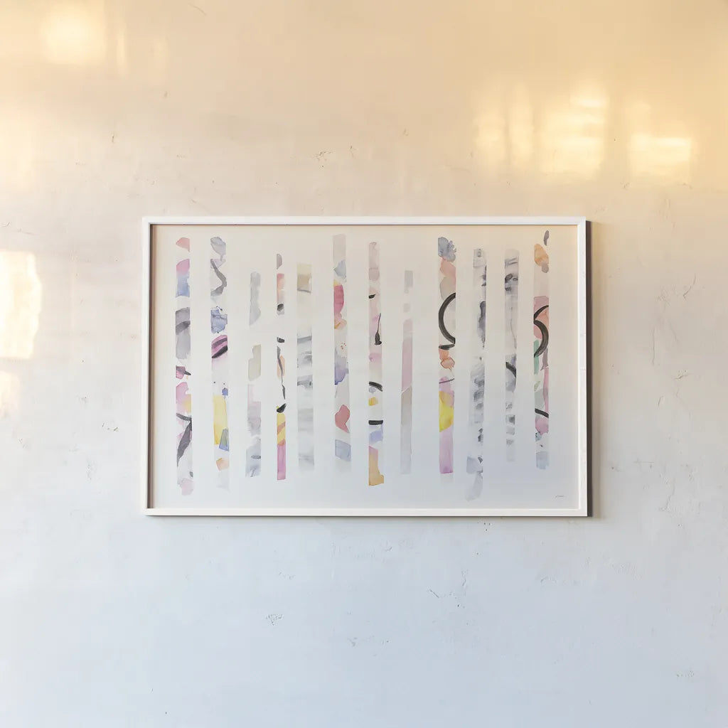 Candy Bars by Mike Schick. shown as a paper print in a white frame. Available as a archival giclee rolled canvas, fine art paper, or poster print. SKU 32091i.