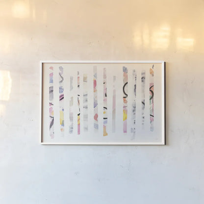 Candy Bars by Mike Schick. shown as a paper print in a white frame. Available as a archival giclee rolled canvas, fine art paper, or poster print. SKU 32091i.