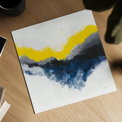 Cascade by Mike Schick. Shown as a detailed flat fine art print, highlighting archival giclee quality. Available as an archival giclee rolled canvas, fine art paper, or poster print. SKU 69651a.