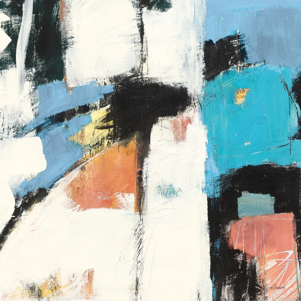 Catalina I Cool Chromatic by Mike Schick. SKU 26505a. Archival Giclee Fine art print for wall decor.