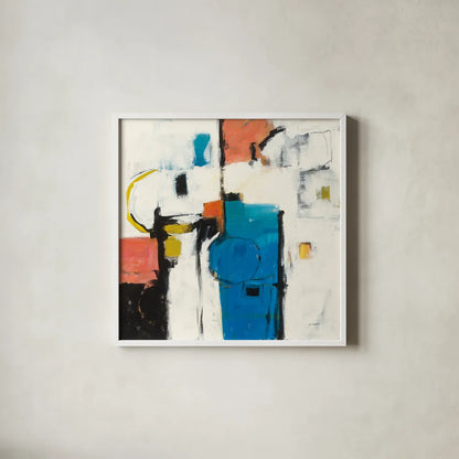 Catalina II by Mike Schick. Shown in a crisp white glass frame for a clean and minimalist style. Available as an archival giclee rolled canvas, fine art paper, or poster print. SKU 18188a.