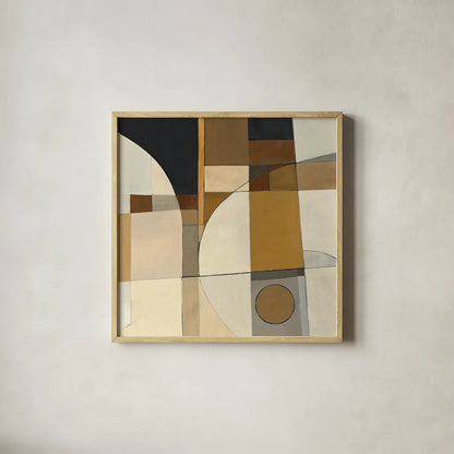 Champagne II by Mike Schick. Shown in a natural wood glass frame for a timeless modern aesthetic. Available as an archival giclee rolled canvas, fine art paper, or poster print. SKU 6478a.