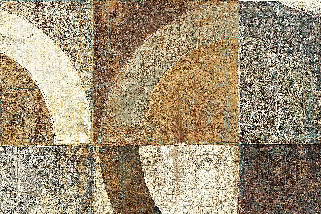 Circular Sculpture by Mike Schick. SKU 13220i. Archival Giclee Fine art print for wall decor.