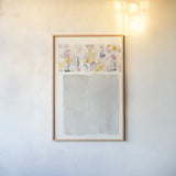 Day Dream Crop by Mike Schick. shown as a paper print in a natural frame. Available as a archival giclee rolled canvas, fine art paper, or poster print. SKU 30618h.