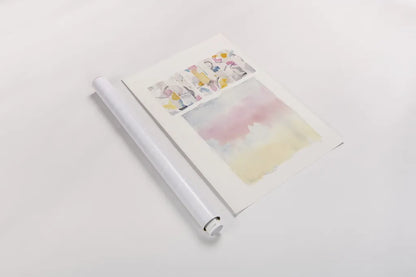 Day Dream Watercolor v2 by Mike Schick. shown as a rolled paper print. Available as archival giclee rolled canvas, fine art paper, or poster print. SKU 45825h.