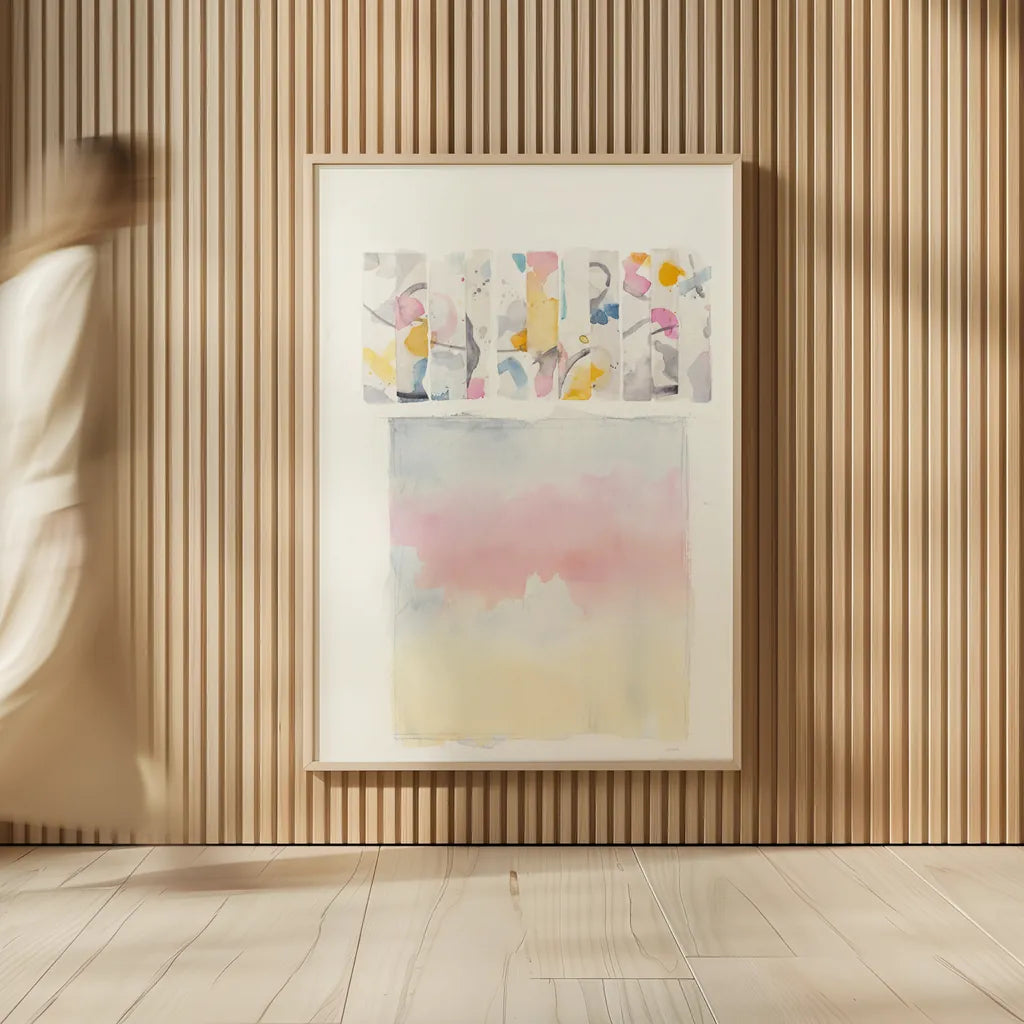Day Dream Watercolor v2 by Mike Schick. shown as over sized large wall art. Available as an archival giclee rolled canvas, fine art paper, or poster print. SKU 45825h.