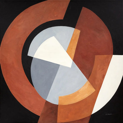 Deconstructed I by Mike Schick. SKU 88371a. Archival Giclee Fine art print for wall decor.