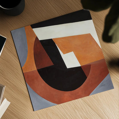 Deconstructed III by Mike Schick. Shown as a detailed flat fine art print, highlighting archival giclee quality. Available as an archival giclee rolled canvas, fine art paper, or poster print. SKU 88373a.