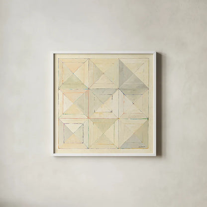 Diamonds are Forever by Mike Schick. Shown in a crisp white glass frame for a clean and minimalist style. Available as an archival giclee rolled canvas, fine art paper, or poster print. SKU 9301a.