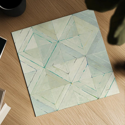 Diamonds are Forever Blue by Mike Schick. Shown as a detailed flat fine art print, highlighting archival giclee quality. Available as an archival giclee rolled canvas, fine art paper, or poster print. SKU 34207a.