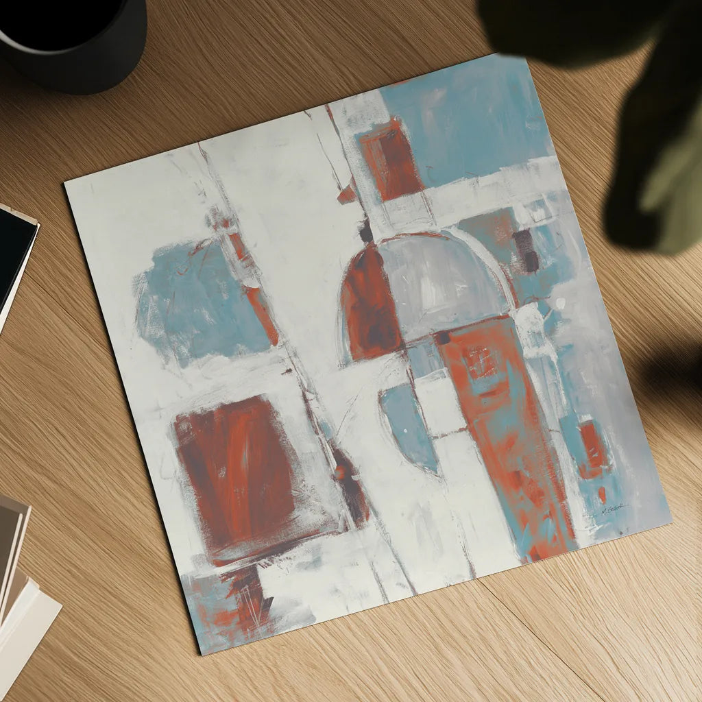 Down to the Street Cool by Mike Schick. Shown as a detailed flat fine art print, highlighting archival giclee quality. Available as an archival giclee rolled canvas, fine art paper, or poster print. SKU 53111a.