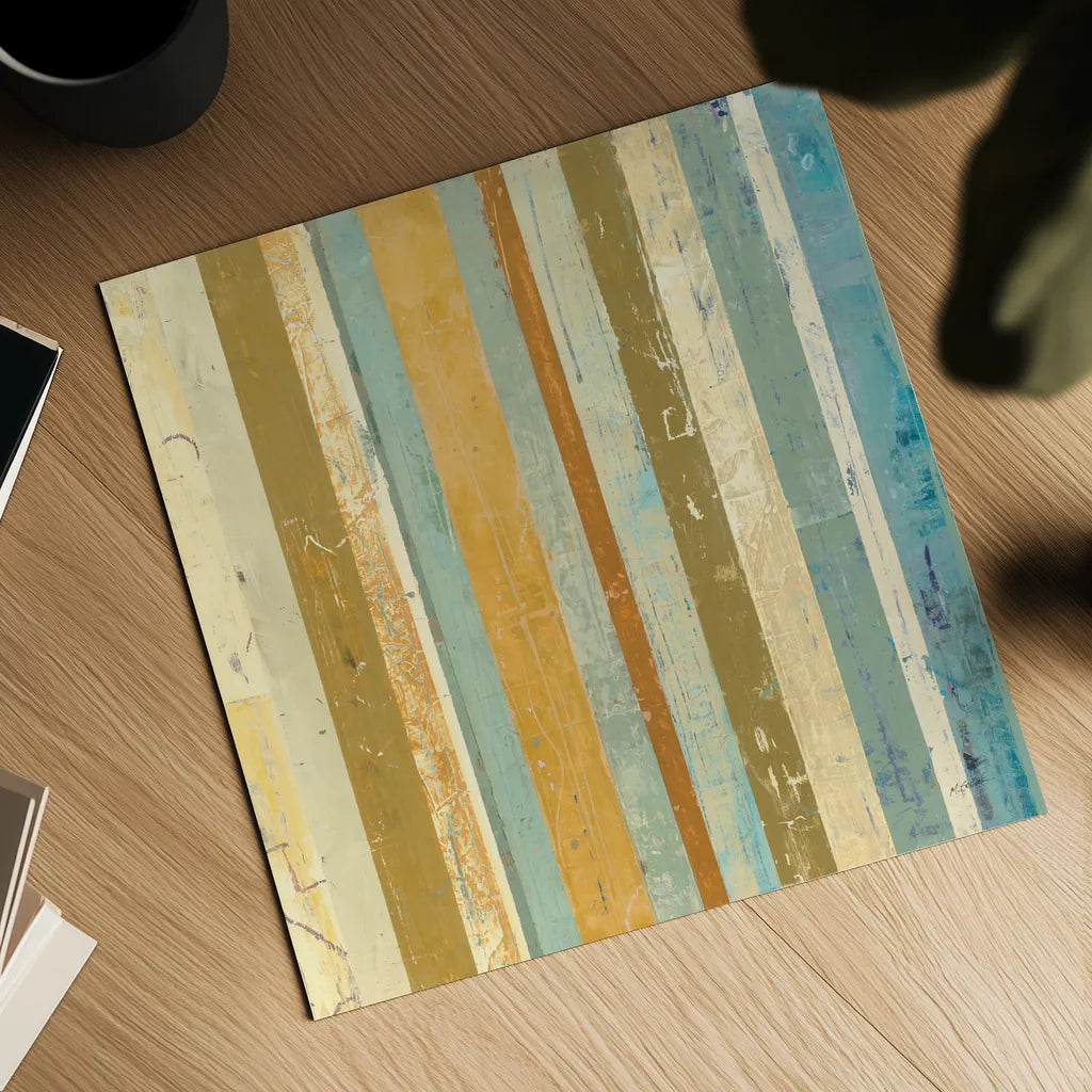 Eight to the Bar Crop I by Mike Schick. Shown as a detailed flat fine art print, highlighting archival giclee quality. Available as an archival giclee rolled canvas, fine art paper, or poster print. SKU 22637a.