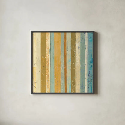 Eight to the Bar Crop I by Mike Schick. Shown in a sleek black glass frame for a contemporary gallery look. Available as an archival giclee rolled canvas, fine art paper, or poster print. SKU 22637a.