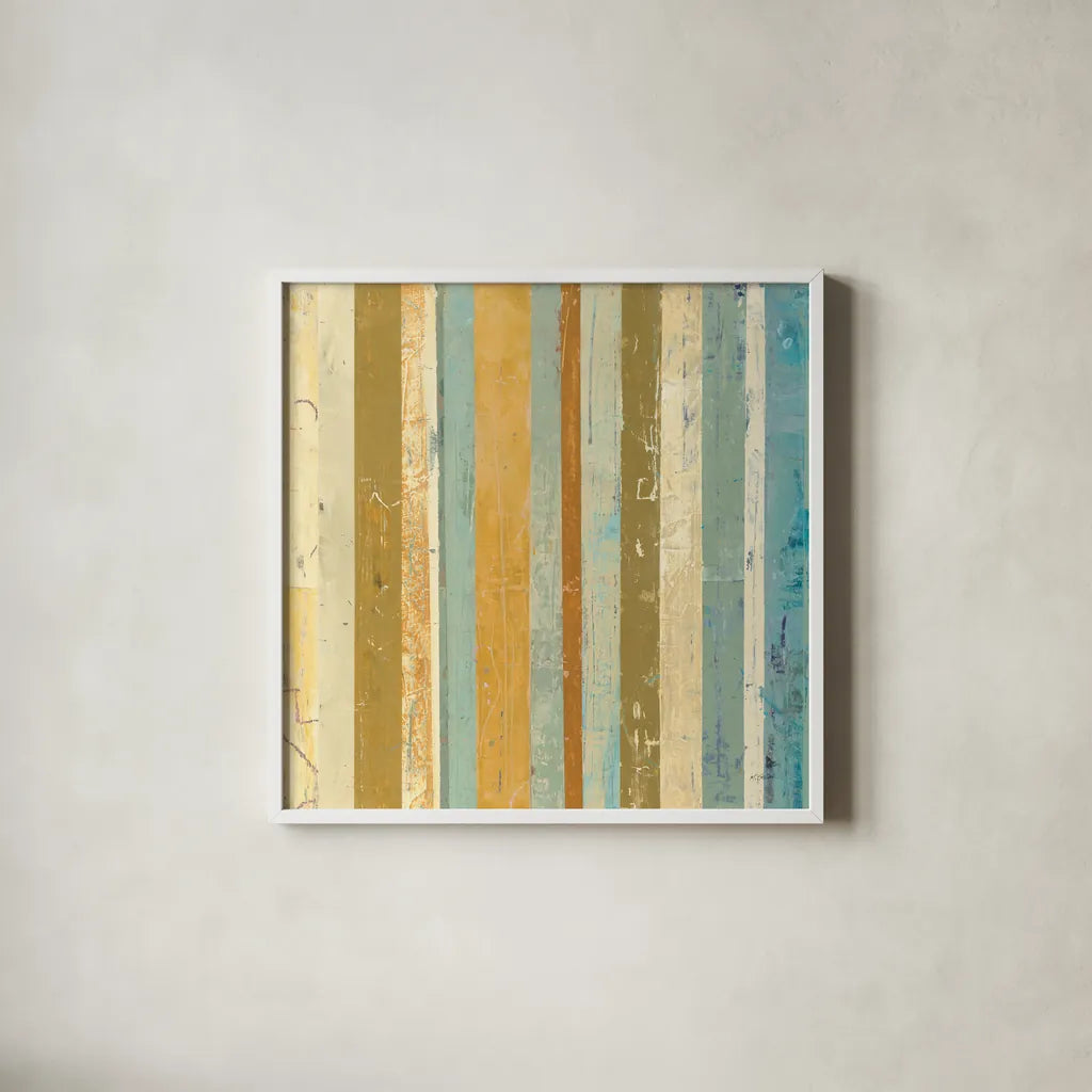 Eight to the Bar Crop I by Mike Schick. Shown in a crisp white glass frame for a clean and minimalist style. Available as an archival giclee rolled canvas, fine art paper, or poster print. SKU 22637a.