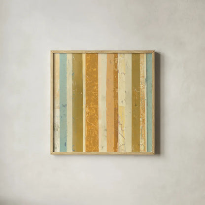 Eight to the Bar Crop II by Mike Schick. Shown in a natural wood glass frame for a timeless modern aesthetic. Available as an archival giclee rolled canvas, fine art paper, or poster print. SKU 22638a.