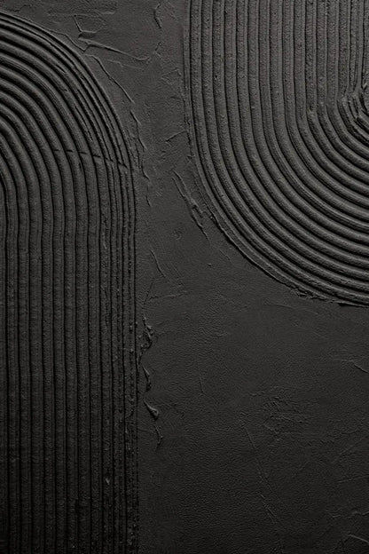 Embrace I Black by Mike Schick. SKU 86567h. Archival Giclee Fine art print for wall decor.