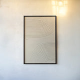 Embrace II by Mike Schick. shown as a paper print in a black flame. Available as a archival giclee rolled canvas, fine art paper, or poster print. SKU 86515h.