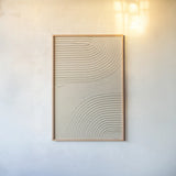 Embrace II by Mike Schick. shown as a paper print in a natural frame. Available as a archival giclee rolled canvas, fine art paper, or poster print. SKU 86515h.