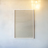 Embrace II by Mike Schick. shown as a paper print in a white frame. Available as a archival giclee rolled canvas, fine art paper, or poster print. SKU 86515h.
