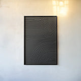 Embrace II by Mike Schick. shown as a paper print in a black flame. Available as a archival giclee rolled canvas, fine art paper, or poster print. SKU 86568h.