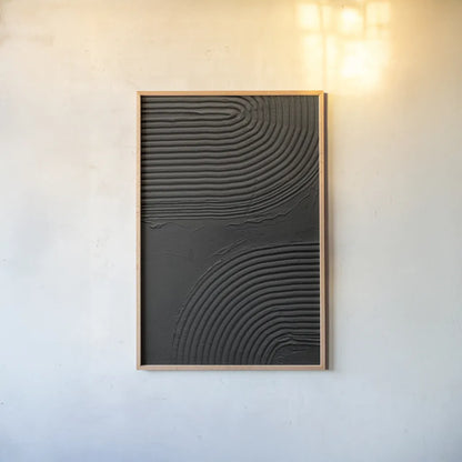 Embrace II by Mike Schick. shown as a paper print in a natural frame. Available as a archival giclee rolled canvas, fine art paper, or poster print. SKU 86568h.