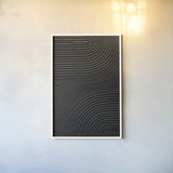 Embrace II by Mike Schick. shown as a paper print in a white frame. Available as a archival giclee rolled canvas, fine art paper, or poster print. SKU 86568h.